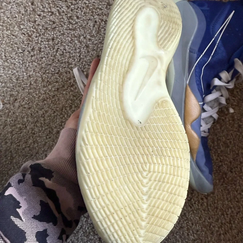 Nike Zoom KD 12 TB Kevin Durant Royal Blue White Camo tongue - Picture 7 of 8